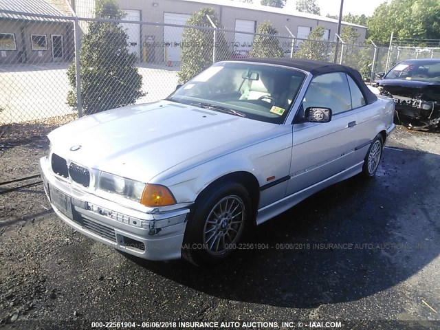 WBABJ8323WEM21561 - 1998 BMW 323 IC AUTOMATIC SILVER photo 2