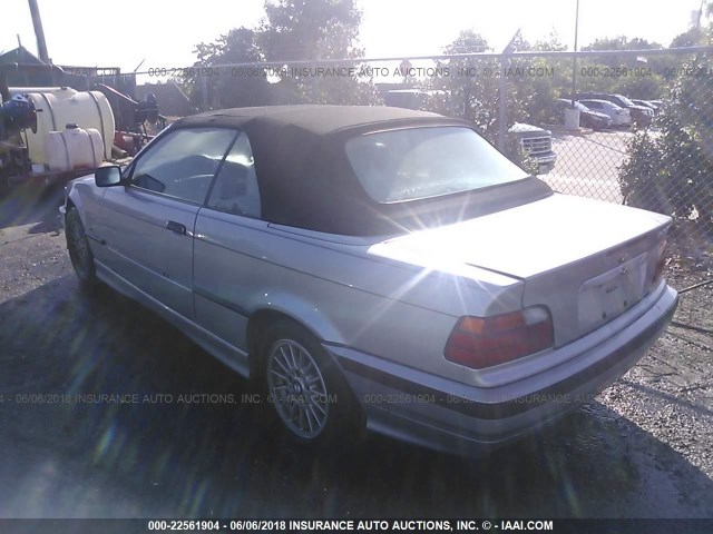 WBABJ8323WEM21561 - 1998 BMW 323 IC AUTOMATIC SILVER photo 3