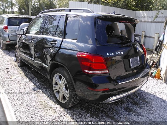 WDCGG8JB9DG086313 - 2013 MERCEDES-BENZ GLK 350 4MATIC BLACK photo 3