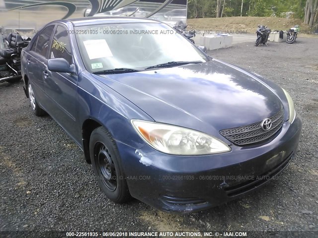 4T1BE32K12U544802 - 2002 TOYOTA CAMRY LE/XLE/SE 海军蓝 照片 1