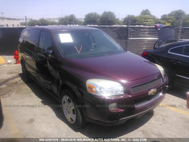 1GNDV23WX8D124111 - 2008 CHEVROLET UPLANDER LS BURGUNDY photo 1