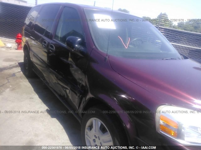 1GNDV23WX8D124111 - 2008 CHEVROLET UPLANDER LS BURGUNDY photo 6