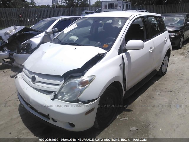 JTKKT624350124640 - 2005 TOYOTA SCION XA WHITE photo 2