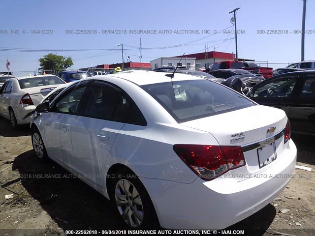 1G1PA5SH6E7143098 - 2014 CHEVROLET CRUZE LS WHITE photo 3