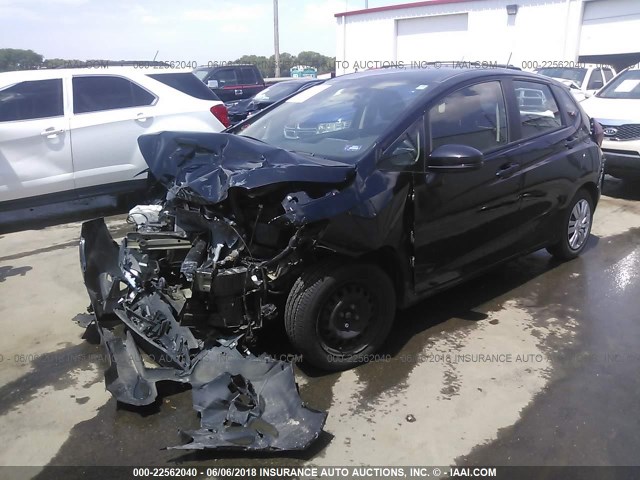 3HGGK5G52FM766939 - 2015 HONDA FIT LX BLACK photo 2