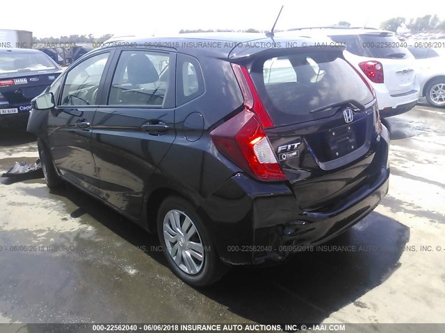 3HGGK5G52FM766939 - 2015 HONDA FIT LX BLACK photo 3