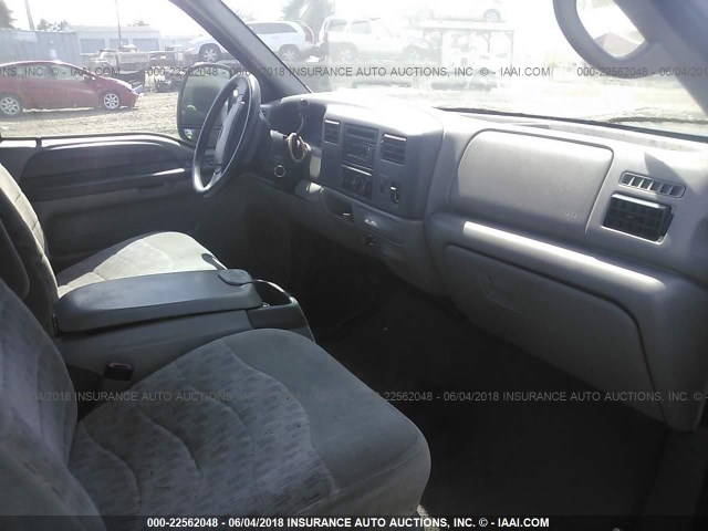 1FTSX31S1XEC45893 - 1999 FORD F350 SRW SUPER DUTY ლურჯი ფოტო 5