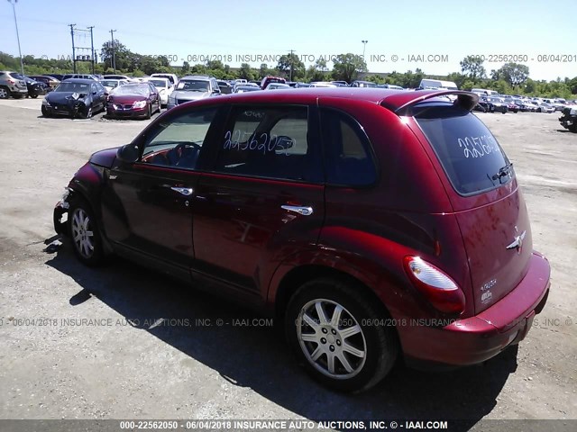 3A4FY48B67T547992 - 2007 CHRYSLER PT CRUISER RED photo 3