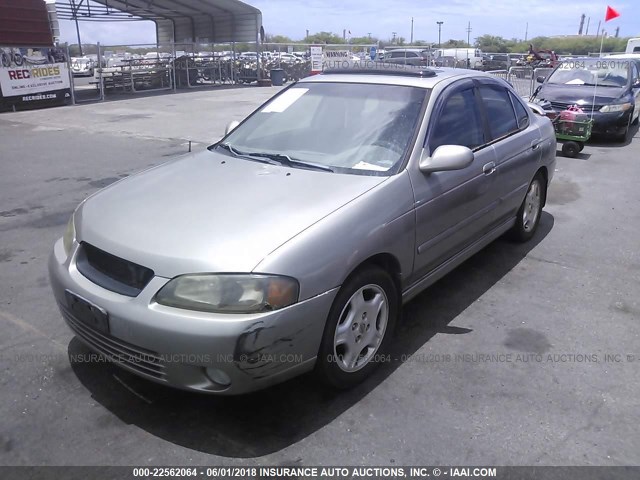 3N1BB51D01L112189 - 2001 NISSAN SENTRA SE GRAY photo 2