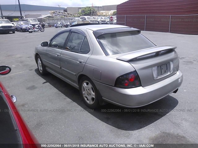 3N1BB51D01L112189 - 2001 NISSAN SENTRA SE GRAY photo 3