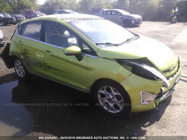 3FADP4FJXBM171333 - 2011 FORD FIESTA SES GREEN photo 1