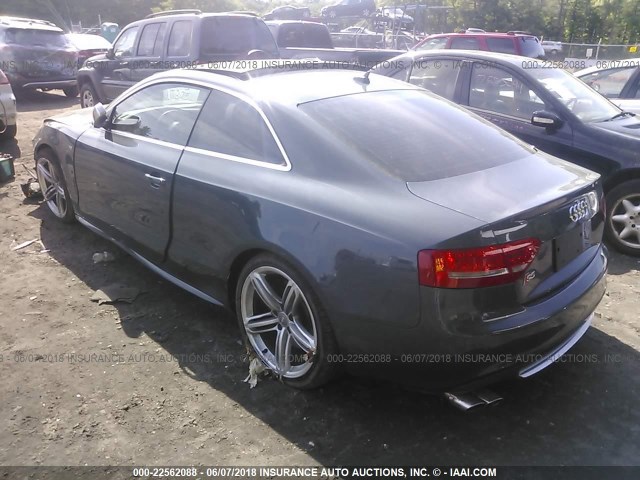 WAUVVAFR2AA071258 - 2010 AUDI S5 PRESTIGE BLUE photo 3