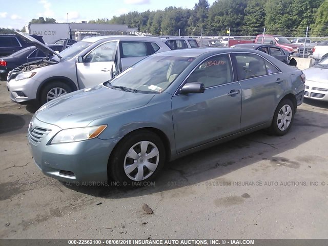 4T1BE46K77U513271 - 2007 TOYOTA CAMRY NEW GENERAT CE/LE/XLE/SE TURQUOISE photo 2
