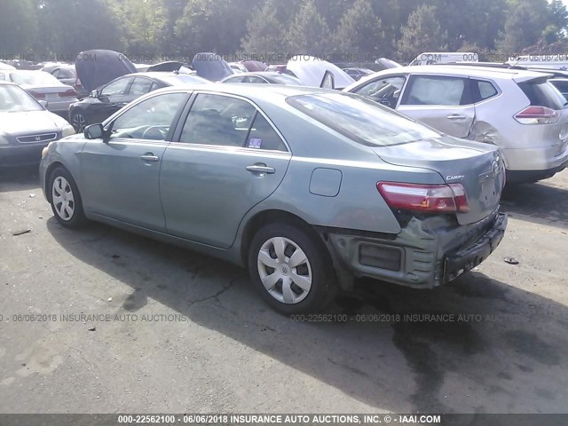 4T1BE46K77U513271 - 2007 TOYOTA CAMRY NEW GENERAT CE/LE/XLE/SE TURQUOISE photo 3