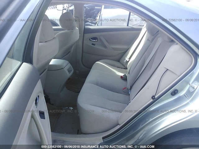 4T1BE46K77U513271 - 2007 TOYOTA CAMRY NEW GENERAT CE/LE/XLE/SE TURQUOISE photo 8