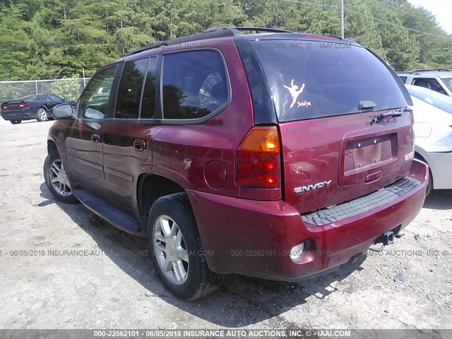 1GKES63M262172713 - 2006 GMC ENVOY DENALI MAROON photo 3