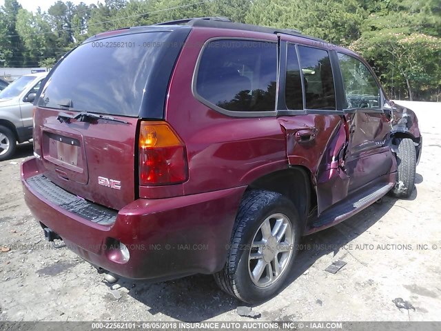 1GKES63M262172713 - 2006 GMC ENVOY DENALI MAROON photo 4