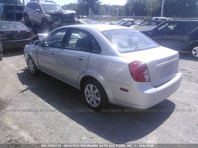 KL5JD56Z15K075478 - 2005 SUZUKI FORENZA S SILVER photo 3