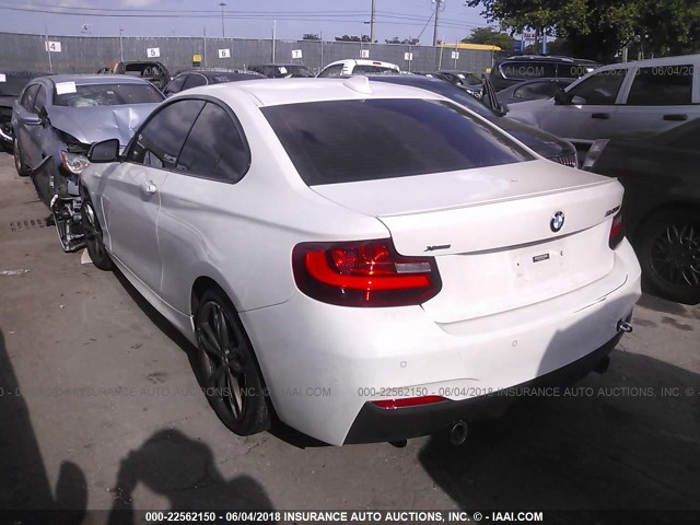 WBA1J9C56GV695835 - 2016 BMW M235XI WHITE photo 3