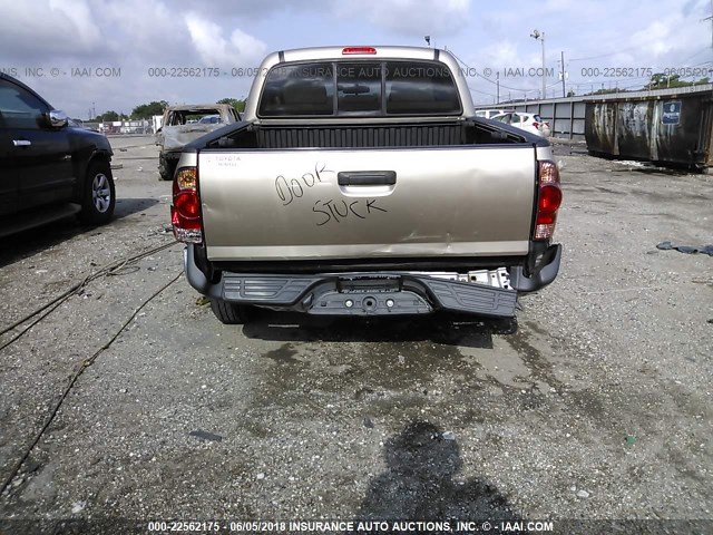 3TMJU62N47M037239 - 2007 TOYOTA TACOMA DOUBLE CAB PRERUNNER GOLD photo 6