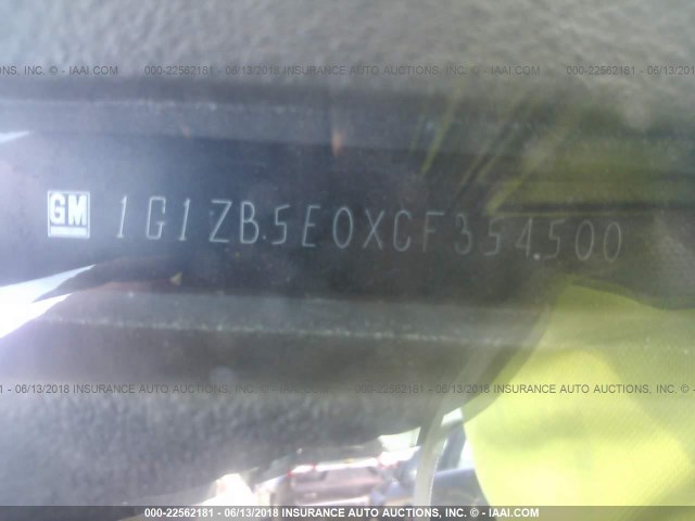 1G1ZB5E0XCF354500 - 2012 CHEVROLET MALIBU LS 海军蓝 照片 9