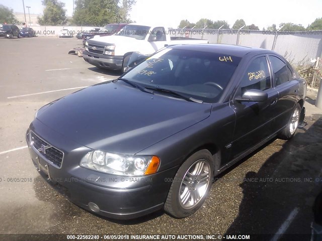 YV1RS592762547549 - 2006 VOLVO S60 2.5T GRAY photo 2