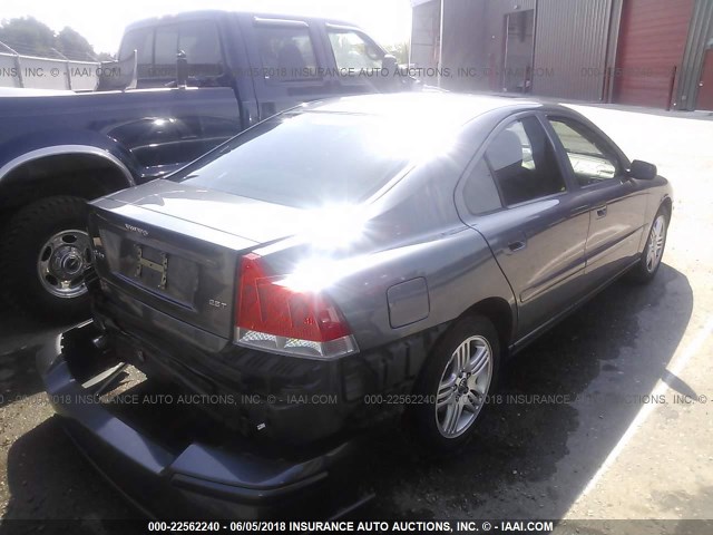 YV1RS592762547549 - 2006 VOLVO S60 2.5T GRAY photo 4