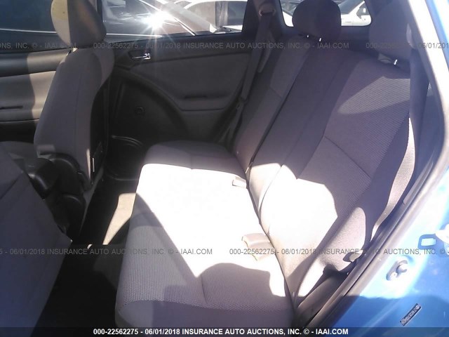 2T1KR32E77C648346 - 2007 TOYOTA COROLLA MATRIX XR BLUE photo 8