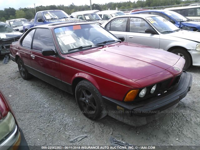 WBAEC8404G0612733 - 1986 BMW 635 CSI AUTOMATIC 红色 照片 1