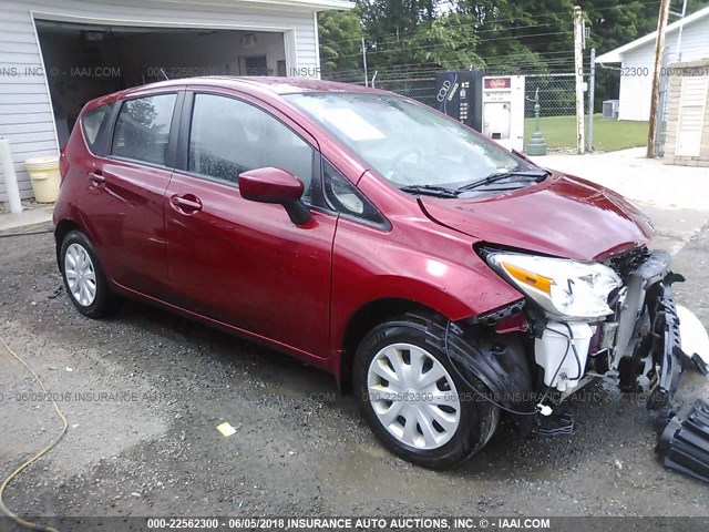 3N1CE2CP2FL400742 - 2015 NISSAN VERSA NOTE S/S PLUS/SV/SL/SR RED photo 1