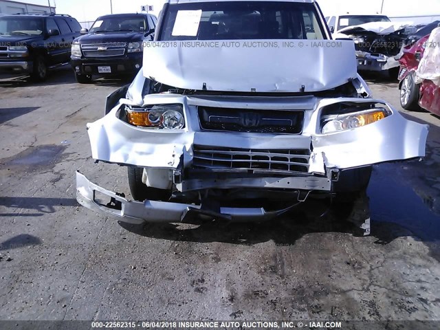 5J6YH18988L017198 - 2008 HONDA ELEMENT SC SILVER photo 6