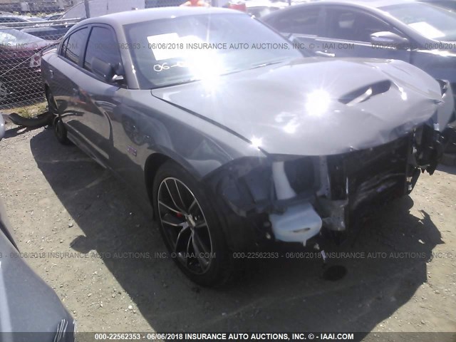 2C3CDXGJ0HH595727 - 2017 DODGE CHARGER R/T 392 GRAY photo 1
