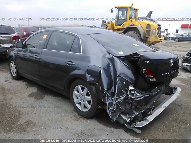 4T1BK36B68U294663 - 2008 TOYOTA AVALON XL/XLS/TOURING/LIMITED GRAY photo 3