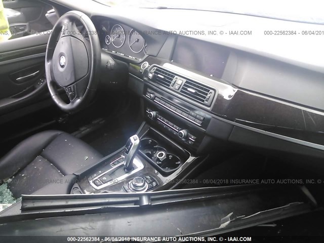 WBAXH5C53DD114081 - 2013 BMW 528 XI SILVER photo 5