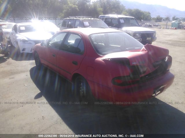 1Y1SK5265TZ068548 - 1996 GEO PRIZM LSI RED photo 3