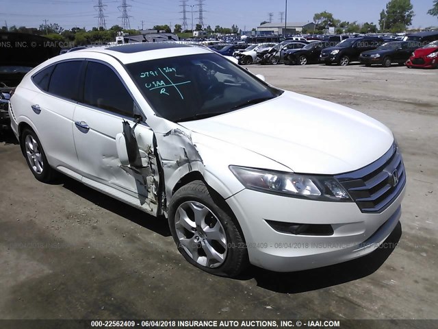 5J6TF1H59CL001632 - 2012 HONDA CROSSTOUR EXL WHITE photo 1