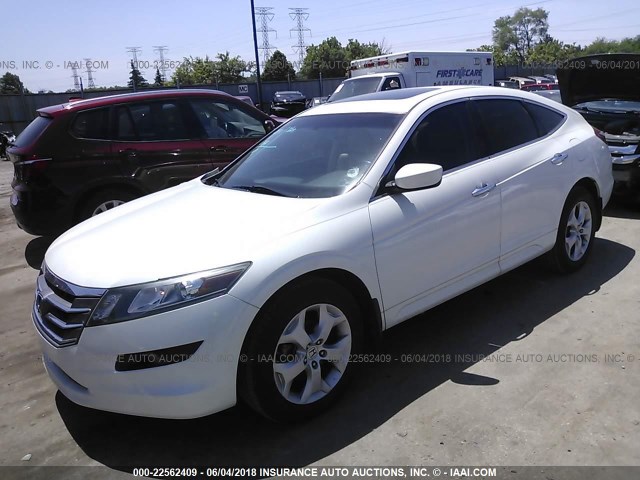 5J6TF1H59CL001632 - 2012 HONDA CROSSTOUR EXL თეთრი ფოტო 2