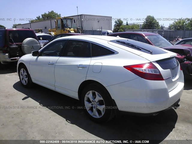 5J6TF1H59CL001632 - 2012 HONDA CROSSTOUR EXL თეთრი ფოტო 3