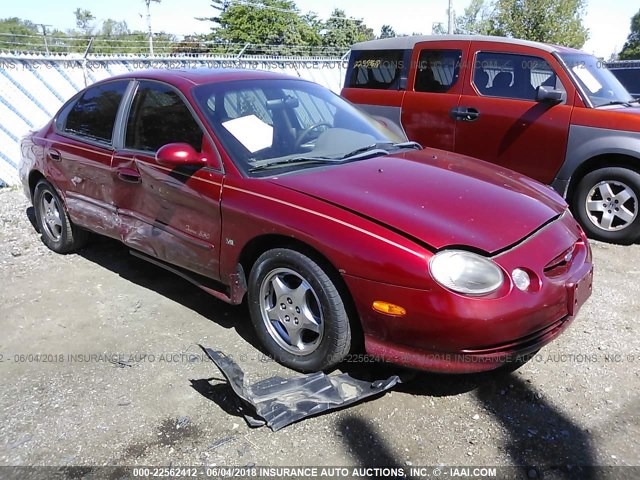 1FAFP54N4WA168807 - 1998 FORD TAURUS SHO RED photo 1