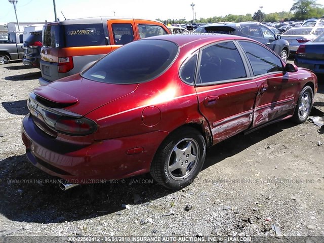 1FAFP54N4WA168807 - 1998 FORD TAURUS SHO RED photo 4