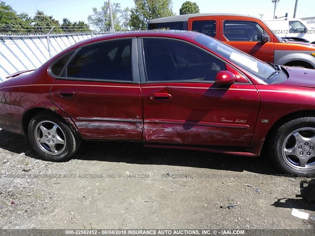 1FAFP54N4WA168807 - 1998 FORD TAURUS SHO RED photo 6