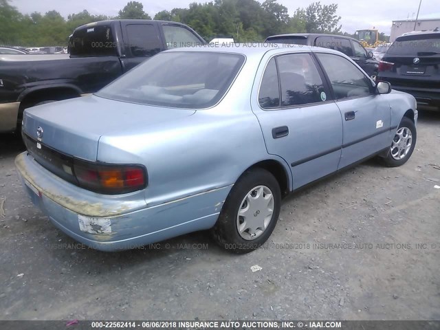 JT2SK11E8N0029863 - 1992 TOYOTA CAMRY DLX Light Blue photo 4