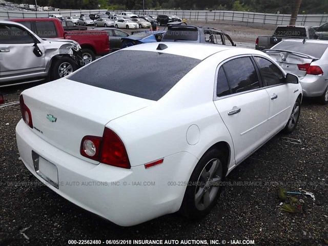 1G1ZC5E06CF126846 - 2012 CHEVROLET MALIBU 1LT 白色 照片 4
