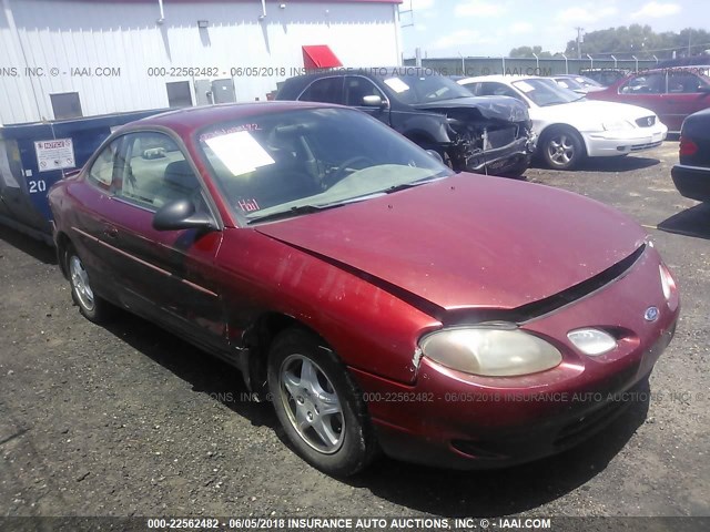 3FAKP1132WR258506 - 1998 FORD ESCORT ZX2/SPORT RED photo 1