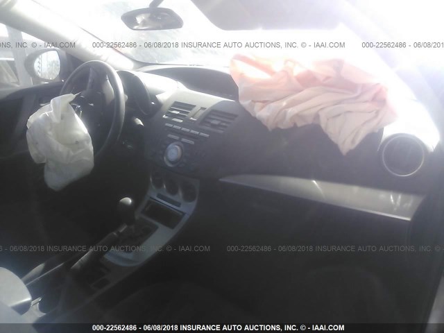 JM1BL1SGXA1167140 - 2010 MAZDA 3 I GRAY photo 5