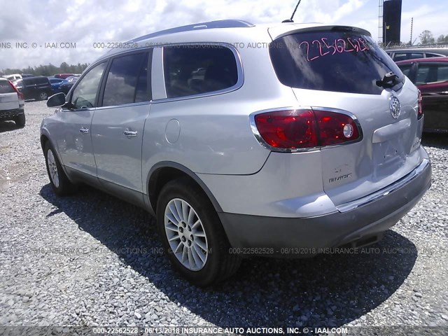 5GALRAED4AJ148749 - 2010 BUICK ENCLAVE CX SILVER photo 3