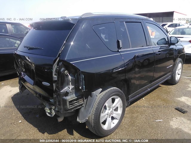 1C4NJCEB0CD661040 - 2012 JEEP COMPASS LATITUDE 黑色 照片 4
