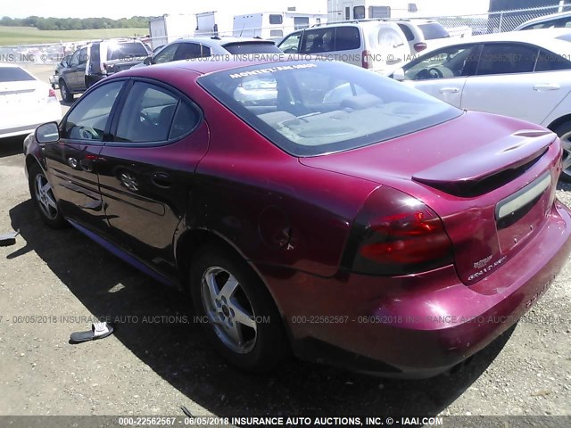 2G2WP522441288976 - 2004 PONTIAC GRAND PRIX GT MAROON photo 3