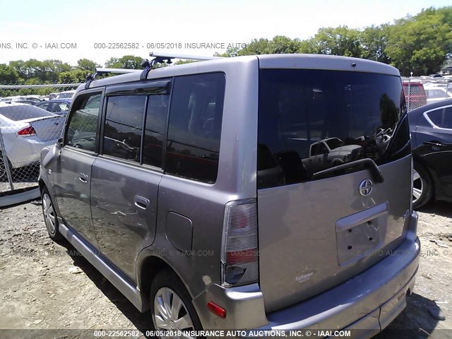 JTLKT334440164071 - 2004 TOYOTA SCION XB GRAY photo 3