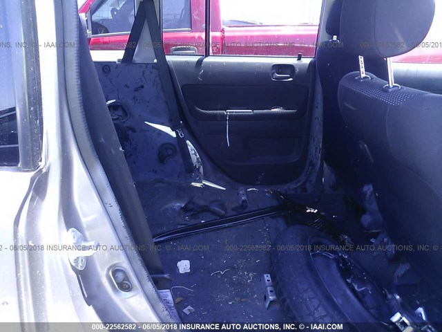 JTLKT334440164071 - 2004 TOYOTA SCION XB GRAY photo 8